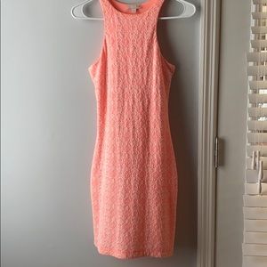 Pink tank dress